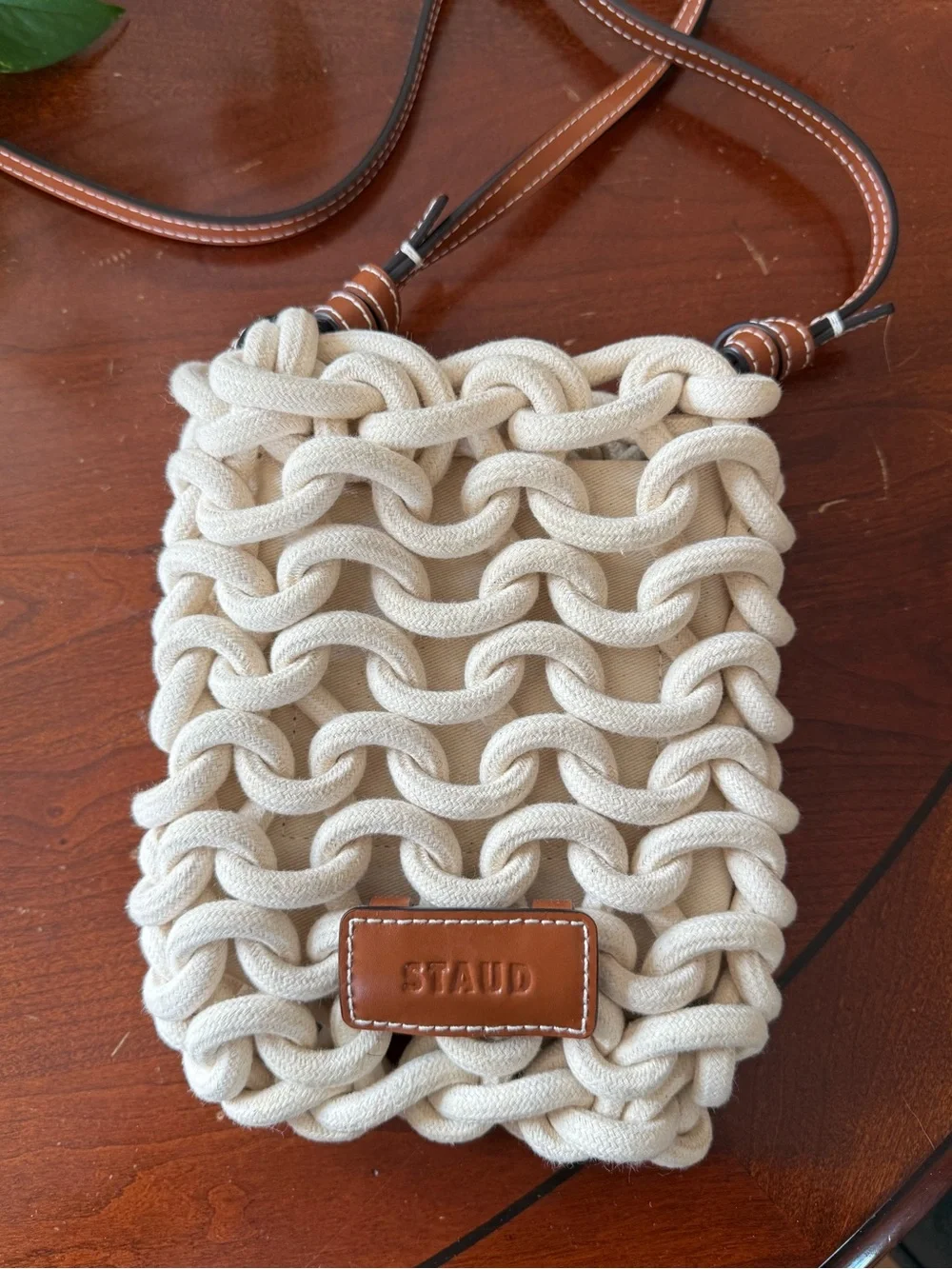 Staud Corda Chunky Knit Mini Crossbody Bag